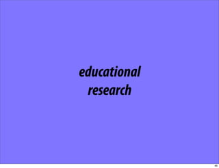 YOU Learning - the impact of user generated content on education