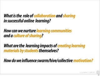 YOU Learning - the impact of user generated content on education