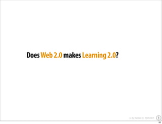 YOU Learning - the impact of user generated content on education