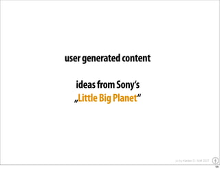 YOU Learning - the impact of user generated content on education