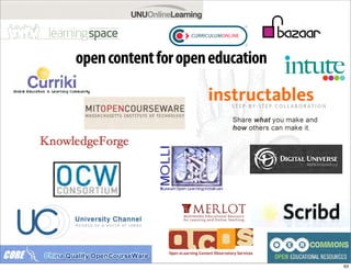 YOU Learning - the impact of user generated content on education