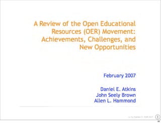 YOU Learning - the impact of user generated content on education