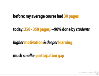 YOU Learning - the impact of user generated content on education