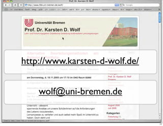 YOU Learning - the impact of user generated content on education