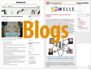 YOU Learning - the impact of user generated content on education