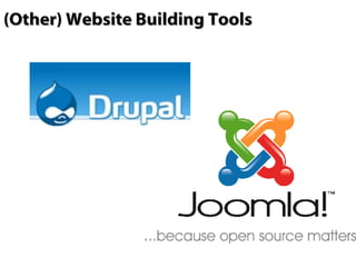(Other) Website Building Tools  