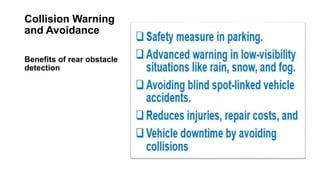 Collision warning and avoidance | PPTX