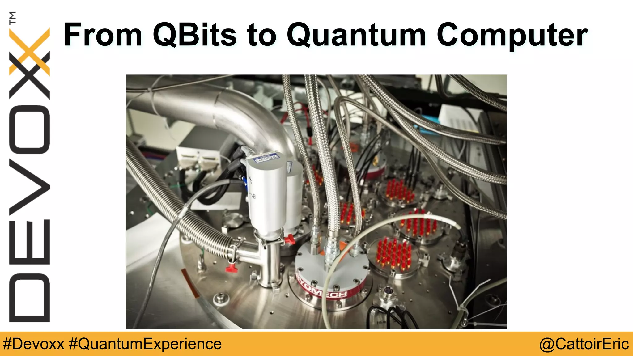@CattoirEric#Devoxx #QuantumExperience
From QBits to Quantum Computer
 