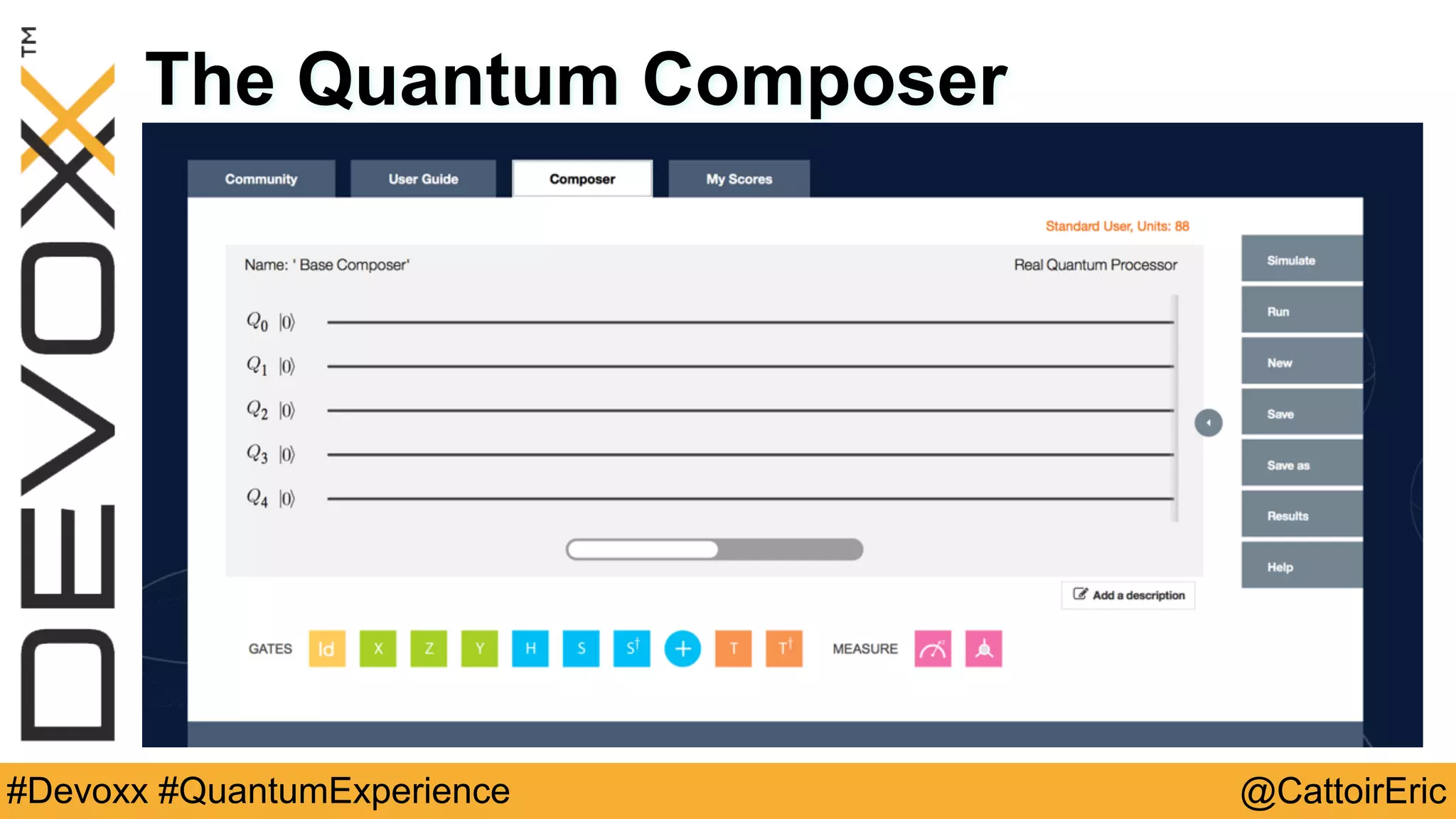 @CattoirEric#Devoxx #QuantumExperience
The Quantum Composer
 