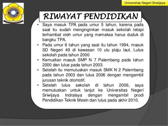 Membuat biodata diri dan Prof Zulkardi serta Profil Tempat 