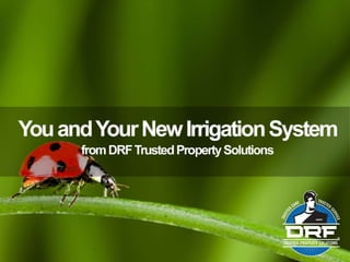 You and Your Irrigation System in 8 steps from DRF