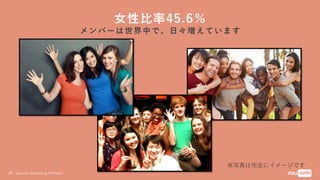 Growth Marketing Platform28
女性比率45.6％
メンバーは世界中で、日々増えています
※写真は完全にイメージです
 