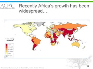Recently Africa’s growth has been widespread… 