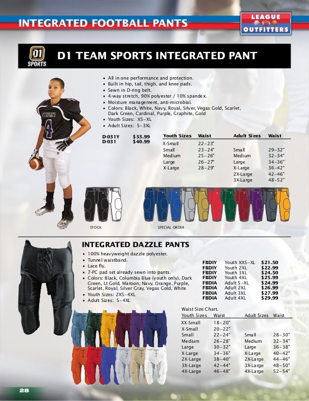 Pantalon De Football Américain Champro Avec Protections Intégrées - Homme