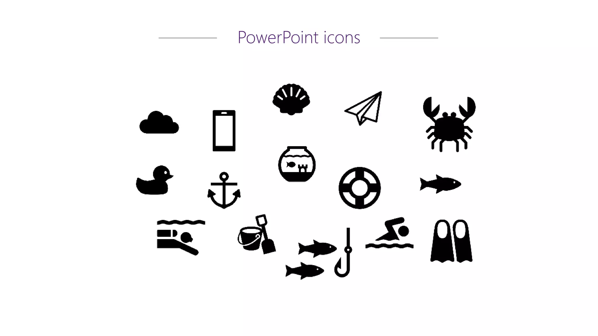PowerPoint icons
 
