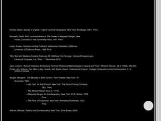 “Demystifying” what happens behind the mirrored windows can help position Planned Parenthood’s services as “public” and therefore legitimated
