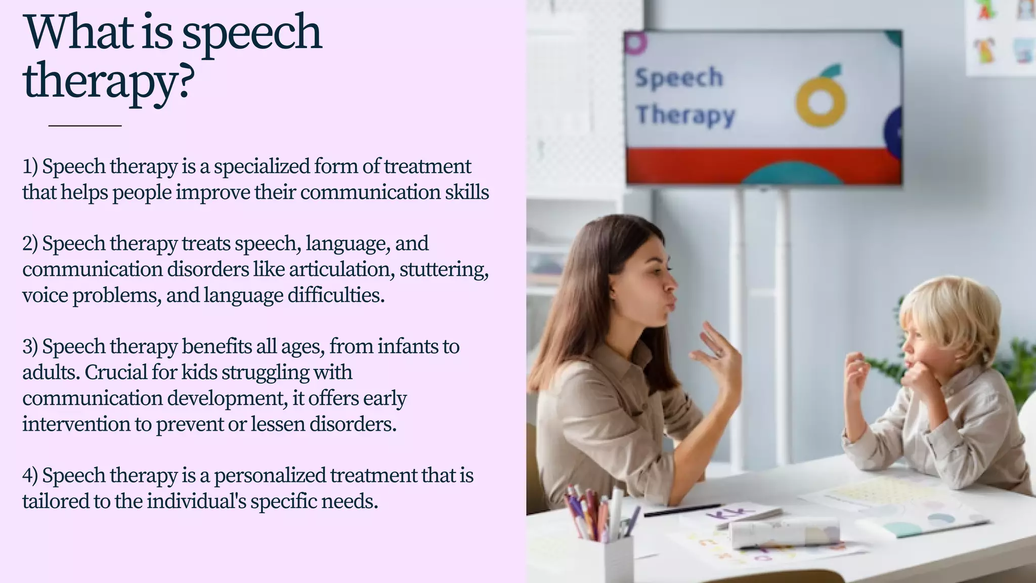 Speech and communication therapy for autism | Youcan Autism | PDF