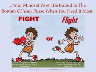 Property of SpencerCoursen.com @ 2015 All Rights Reserved.
…Your Mindset Won’t Be Buried In The
Bottom Of Your Purse When You Need It Most
 