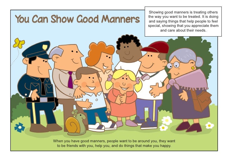 clip art on good manners - photo #12