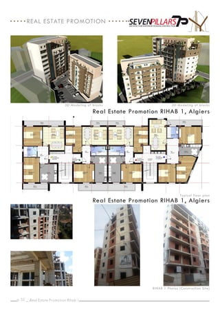 p. _
35
Real Estate Promotion RIHAB 1, Algiers
Real Estate Promotion RIHAB 1, Algiers
Typical floor plan
RIHAB 1 Photos (Construction Site)
Real Estate Promotion Rihab 1
REAL ESTATE PROMOTION
3D Modeling of blocks 3D Modeling of blocks
 