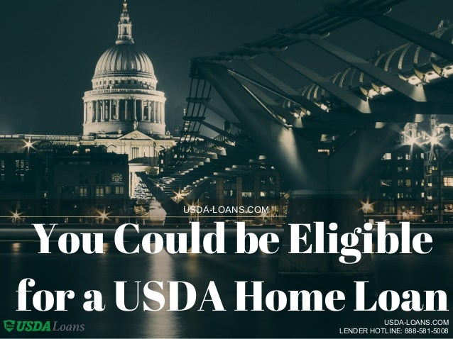 is my home eligible for a usda loan