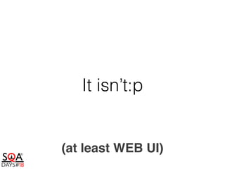 It isn’t:p
(at least WEB UI)
 