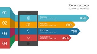 Xxxxx xxxx xxxx
Xx xxx x xxx xxxx x xxxx
60%
75%
45%
90%
Xxxxxx
Xxxxx xxxxx xxxxxx xxx
Xxxx xx
Xxxxx xxxxx xxxxxx xxx
Xxxxxxx
Xxxxx xxxxx xxxxxx xxx
xXxxxxxxx
Xxxxx xxxxx xxxxxx xxx
02
01
03
04
 