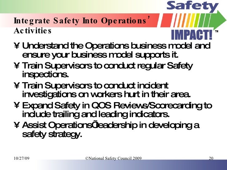 You get what you measure tips for establishing safety metrics