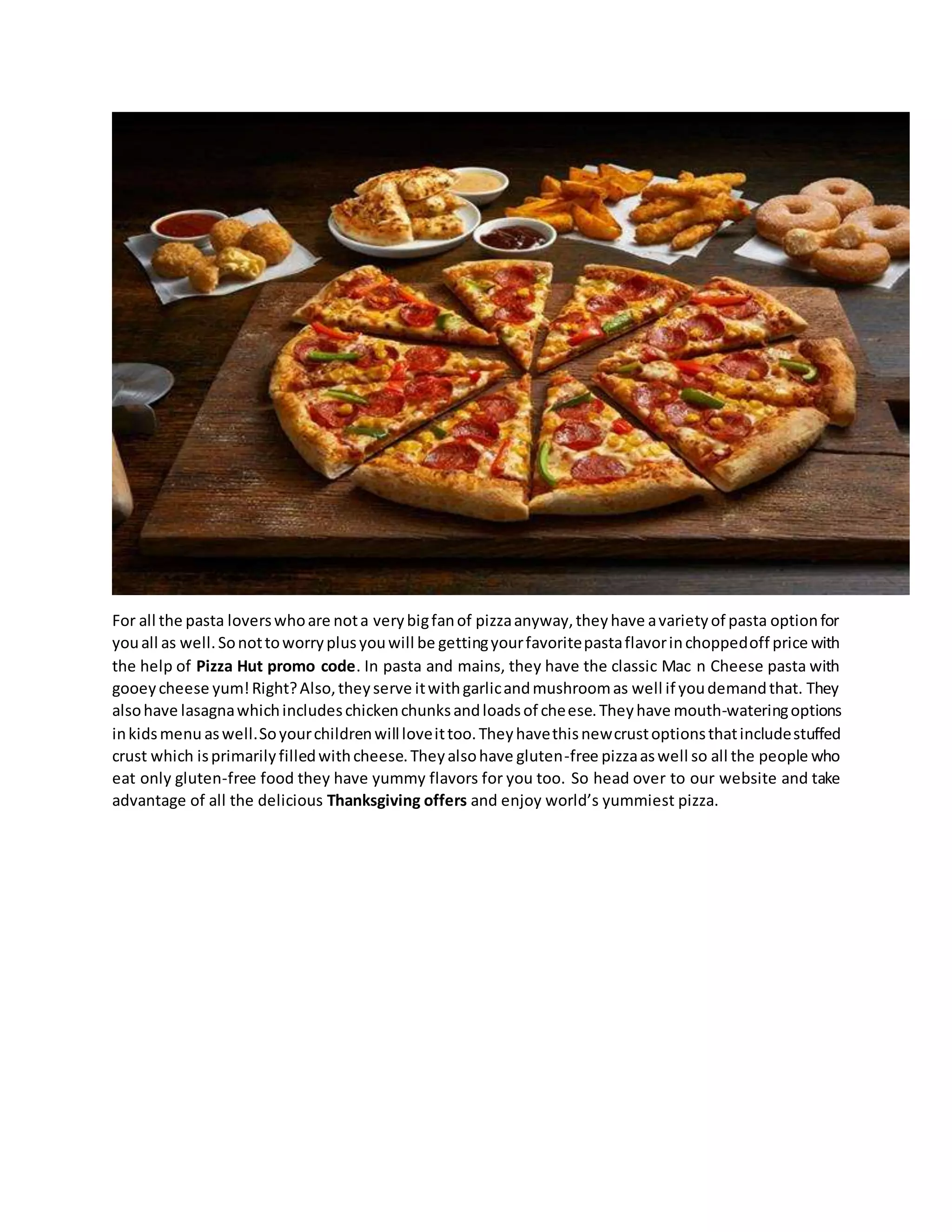 Pizza Hut Voucher Codes PDF