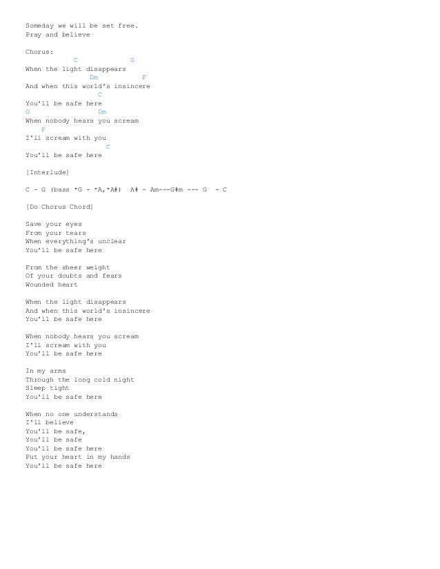 Youll be safe here chords by rivermaya ultimate guitar
