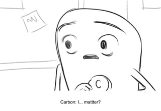 Dialog
Carbon: I... mattter?
 
