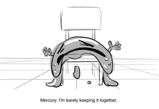 Dialog
Mercury: I'm barely keeping it together.
 