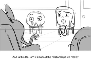 Dialog
And in this life, isn't it all about the relationships we make?
 