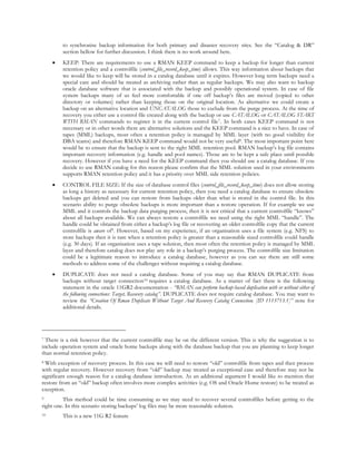 You most probably dont need rman catalog database white paper | PDF