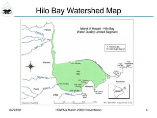 Hilo Bay Watershed Map 