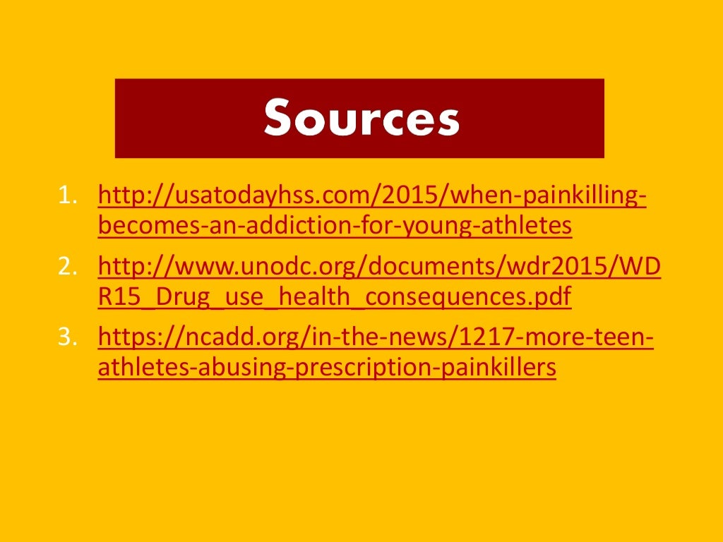 Young Athletes and Drug Addiction