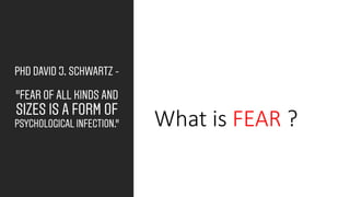 What is FEAR ?
 