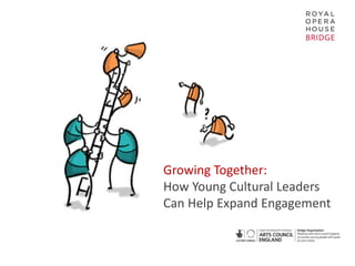 Growing Together:
How Young Cultural Leaders
Can Help Expand Engagement
 