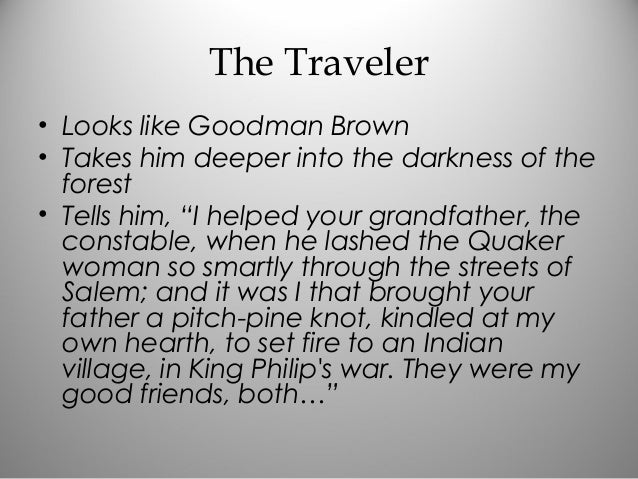 Young goodman brown symbolism forest