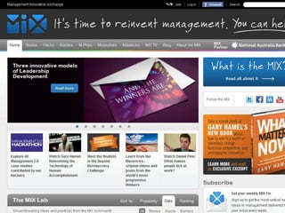 ‘’Nothing is more dangerous than
   an idea who’s time has come’’



                            - Victor Hugo
 