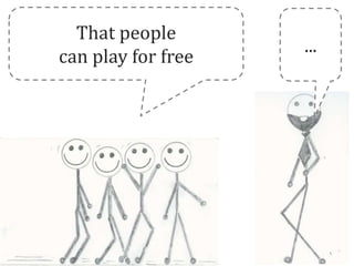That people
                    ...
can play for free
 