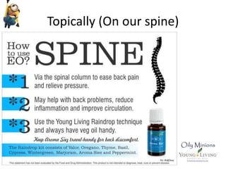 Topically (On our spine)
 