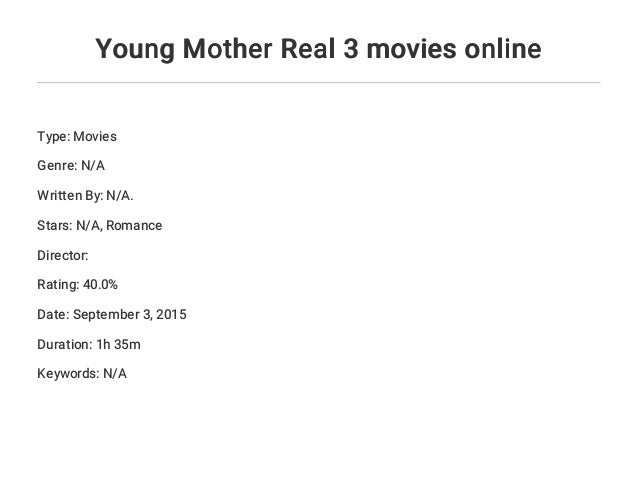 Mother 3 young Nonton Young