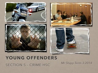 YOUNG OFFENDERS
SECTION 5 - CRIME HSC
Mr Shipp Term 4 2016
 