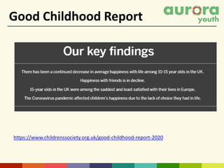Good Childhood Report
https://www.childrenssociety.org.uk/good-childhood-report-2020
 