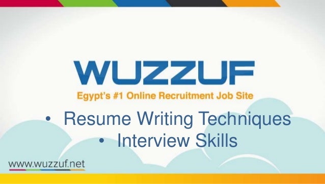 resume writing techniques