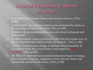 Social Factors in Mental Disorders (cont’d.)5.)  Race and Ethnicity(MY)