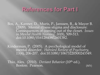  Lower incidence of mental disorder in traditional agricultural societies such as China and Nigeria.  (Thio, p.181)