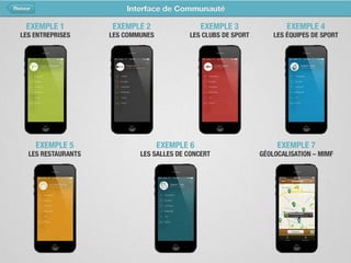 Les applications mobiles