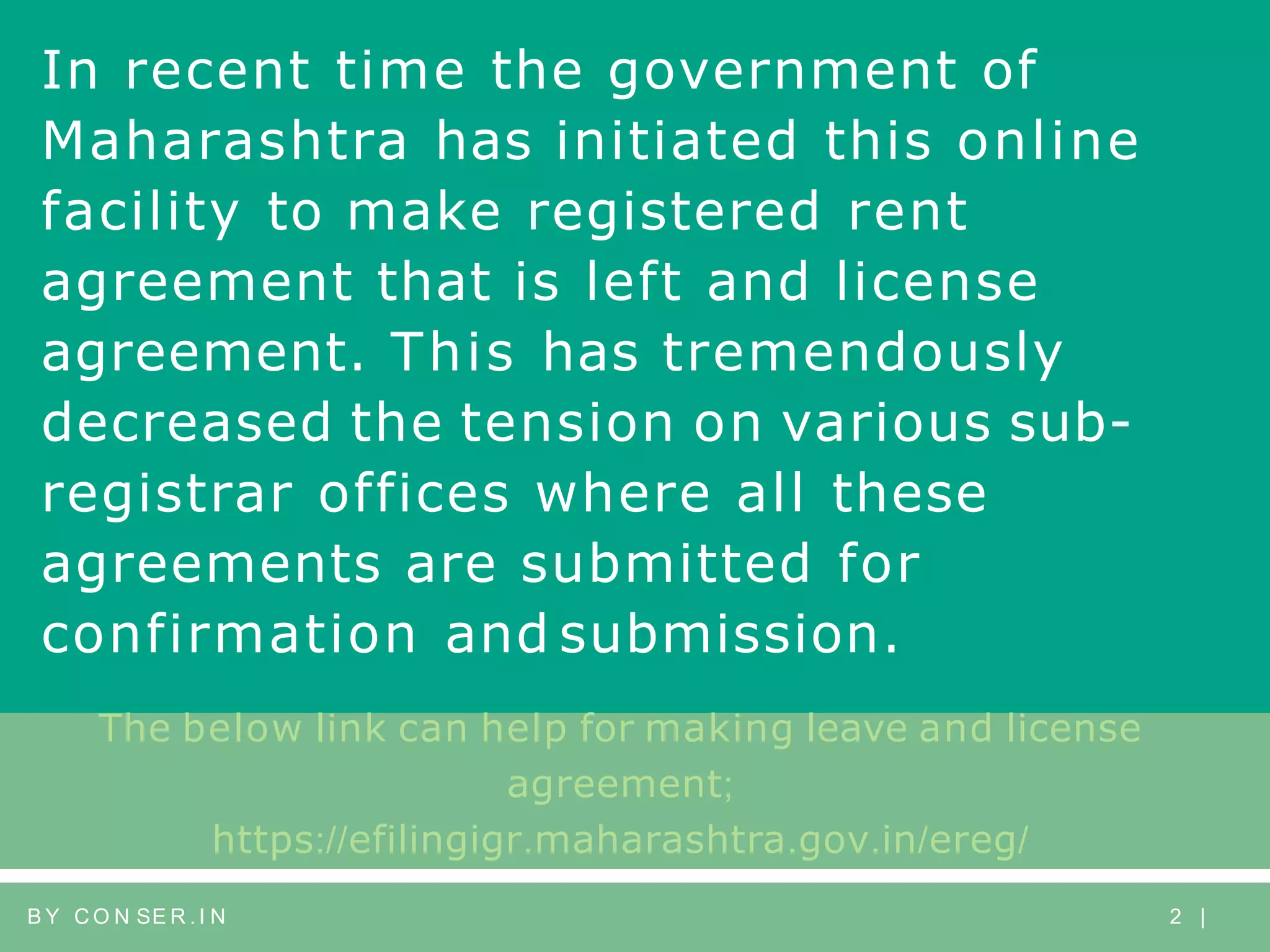 Documents Required for Online Registered Rent Agreement Pune/PCMC PPT